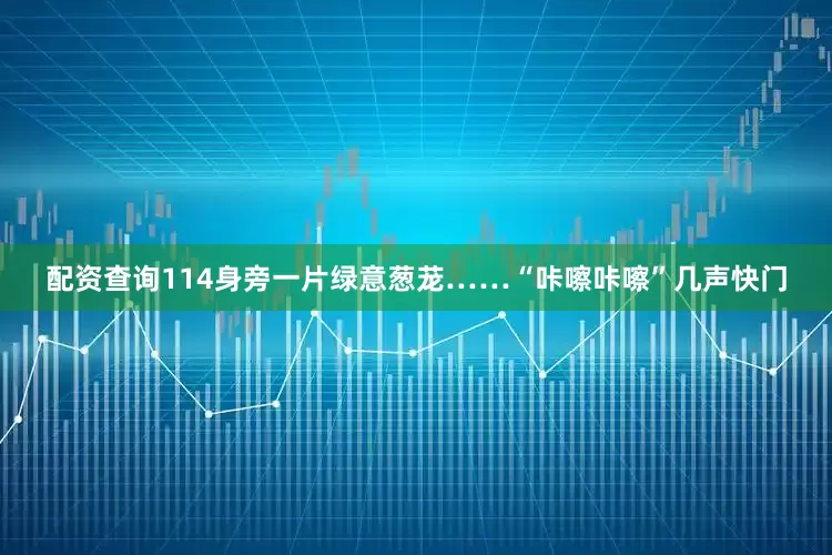 配资查询114身旁一片绿意葱茏……“咔嚓咔嚓”几声快门